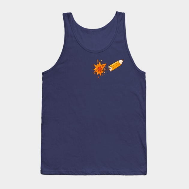 Pencil Boom Tank Top by Tania Tania